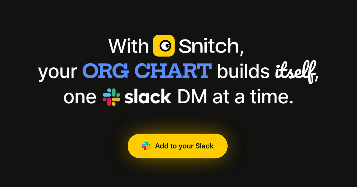Snitch preview