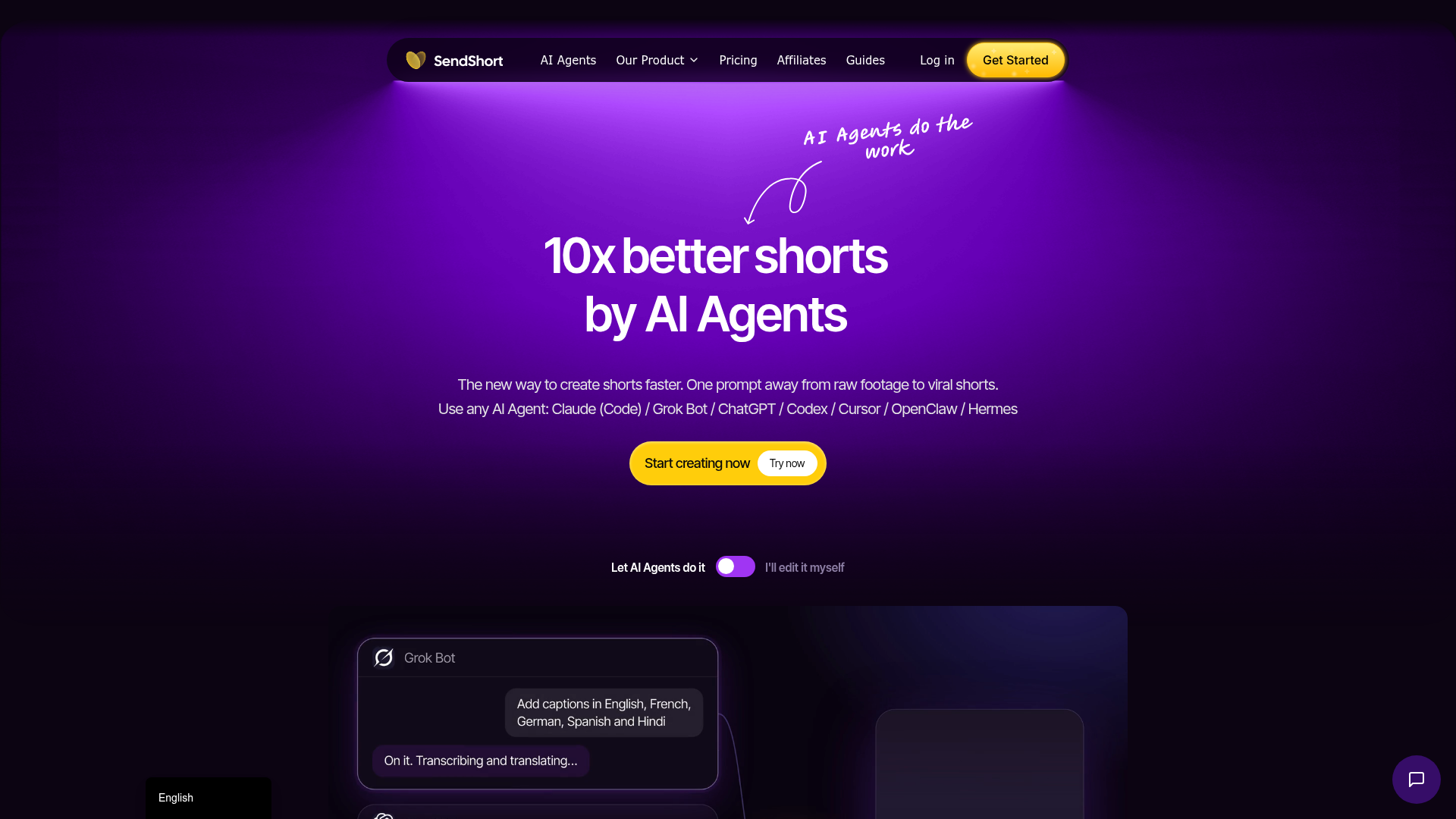 SendShort preview