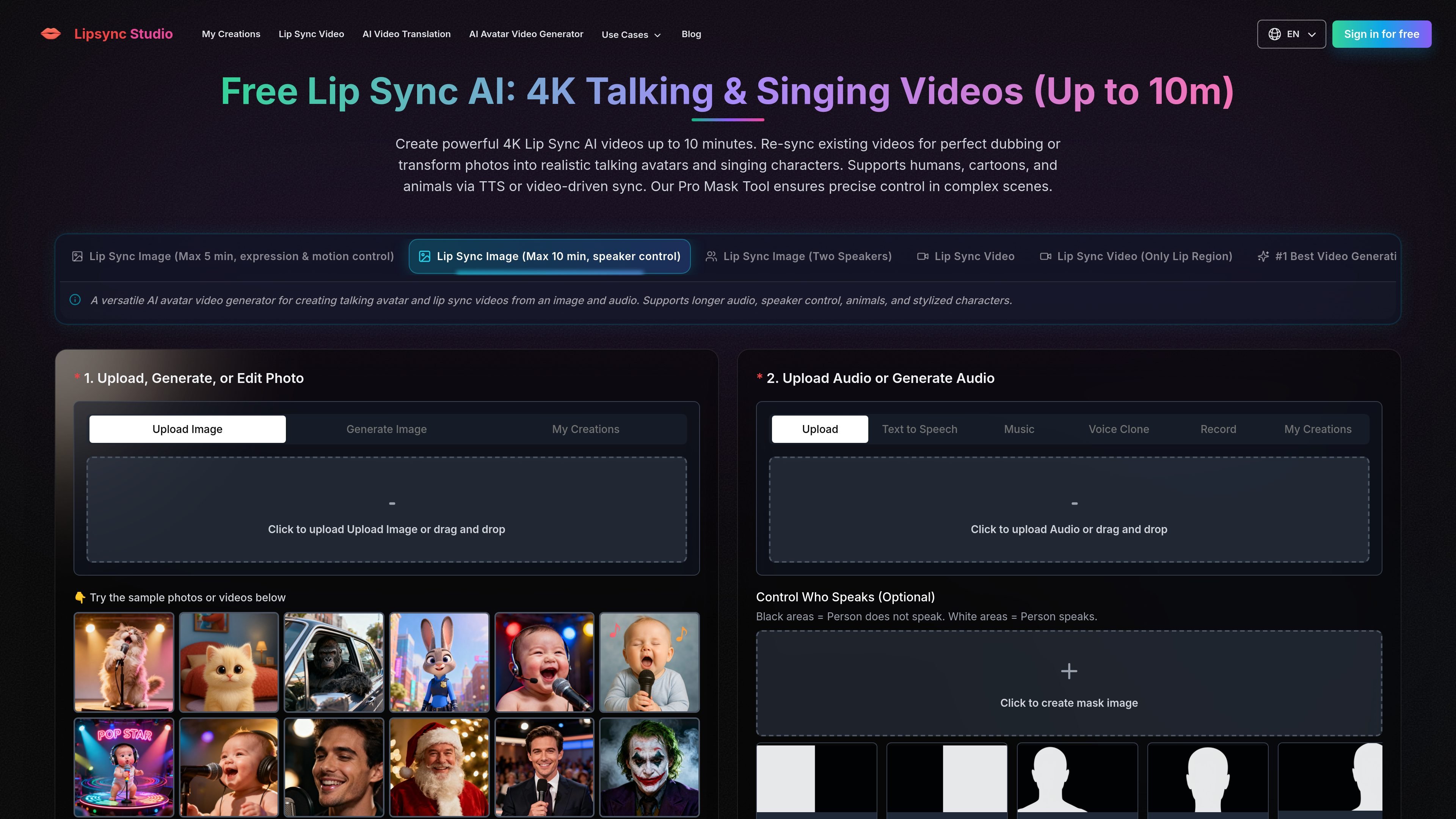 Lip Sync Studio