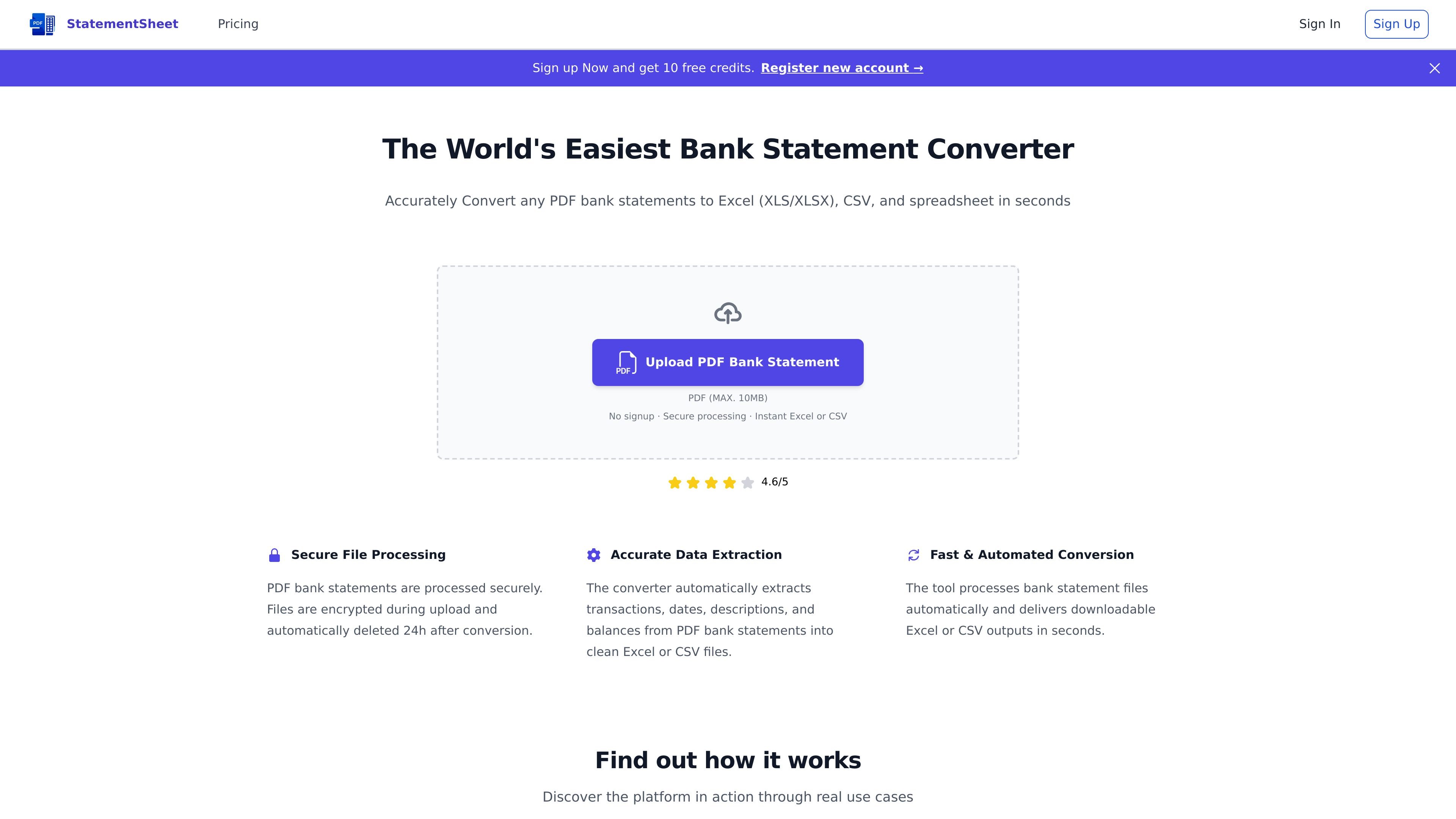 StatementSheet