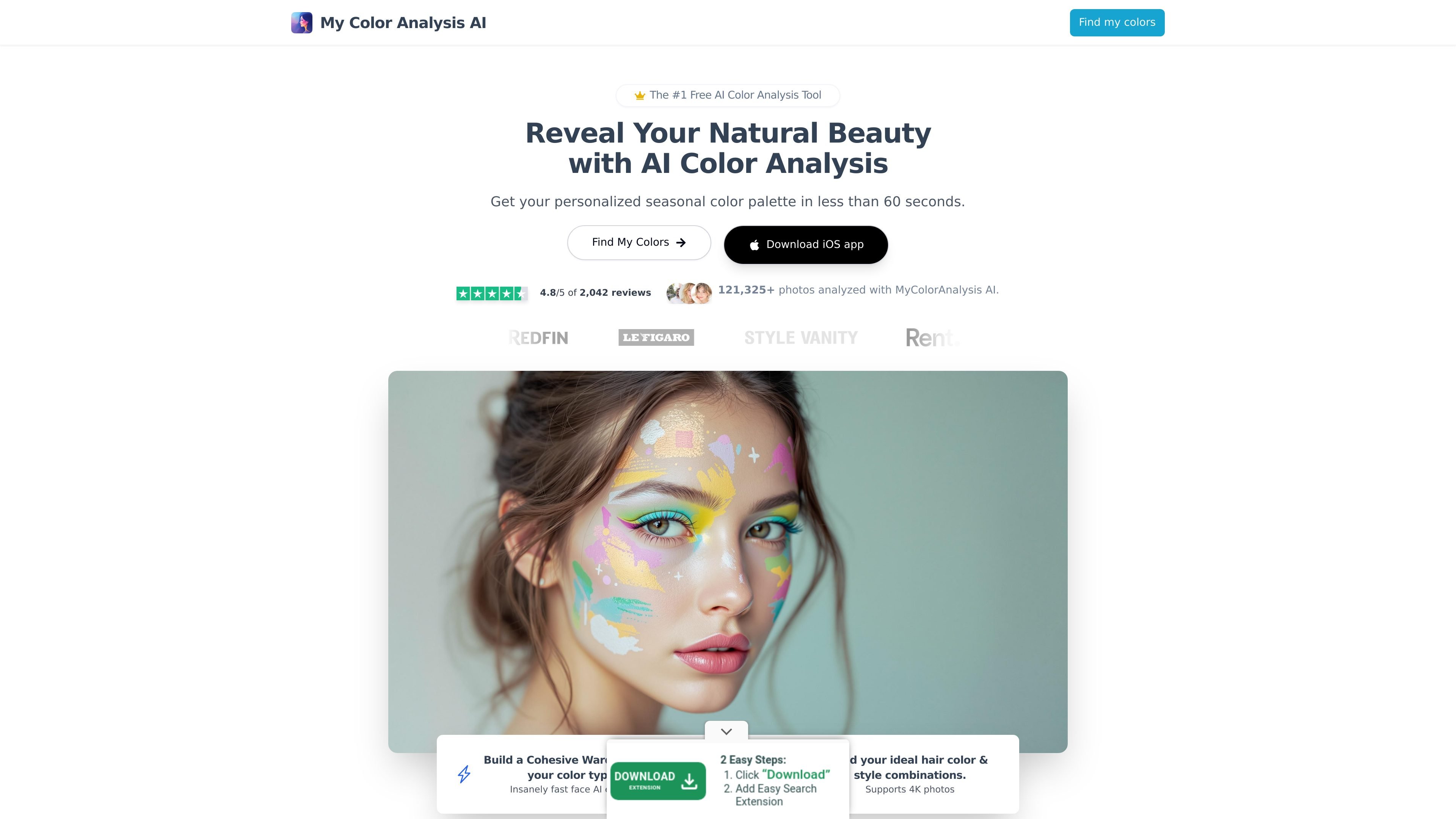 My Color Analysis AI