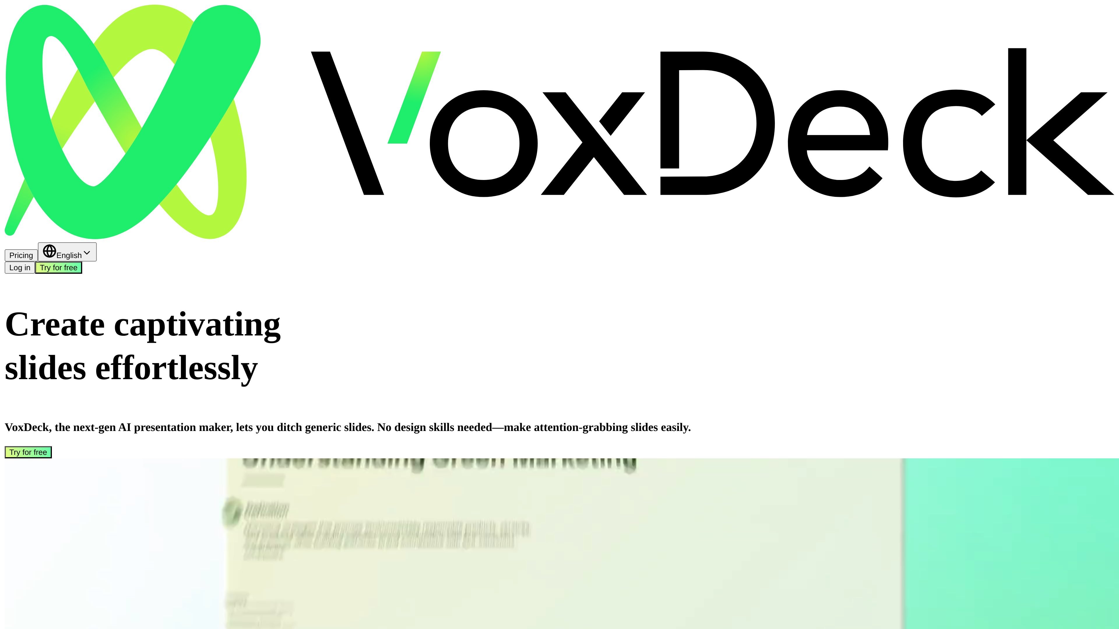 VoxDeck