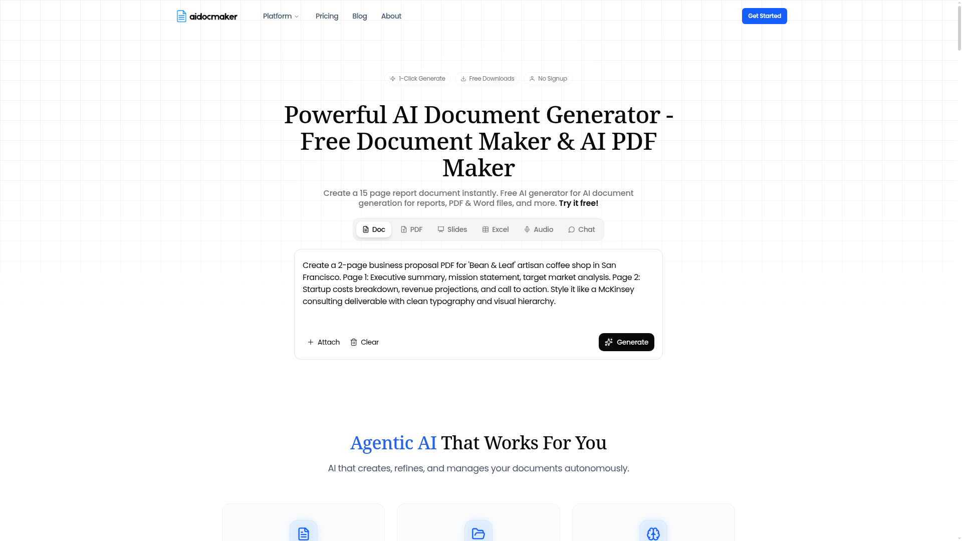 AI Doc Maker preview