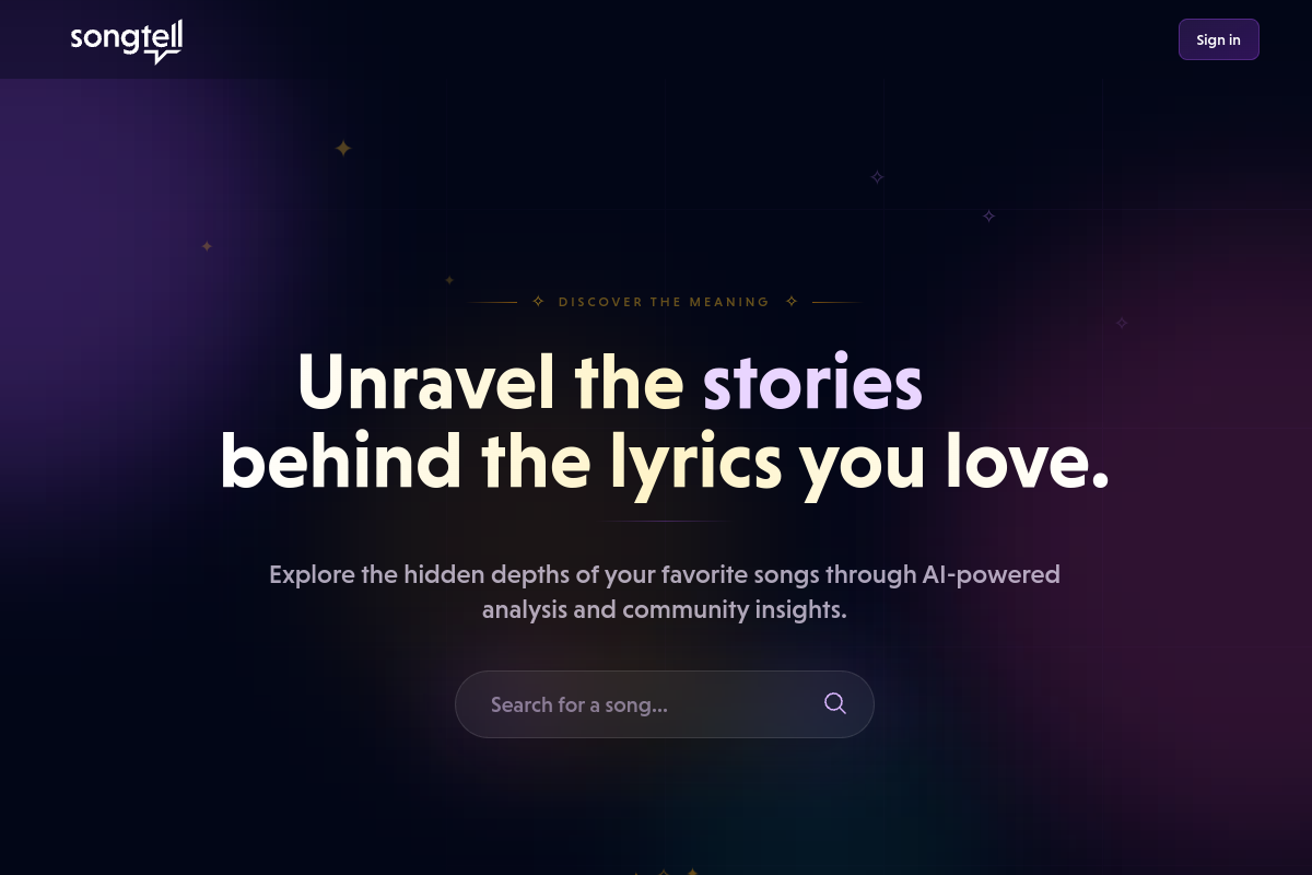 Songtell preview