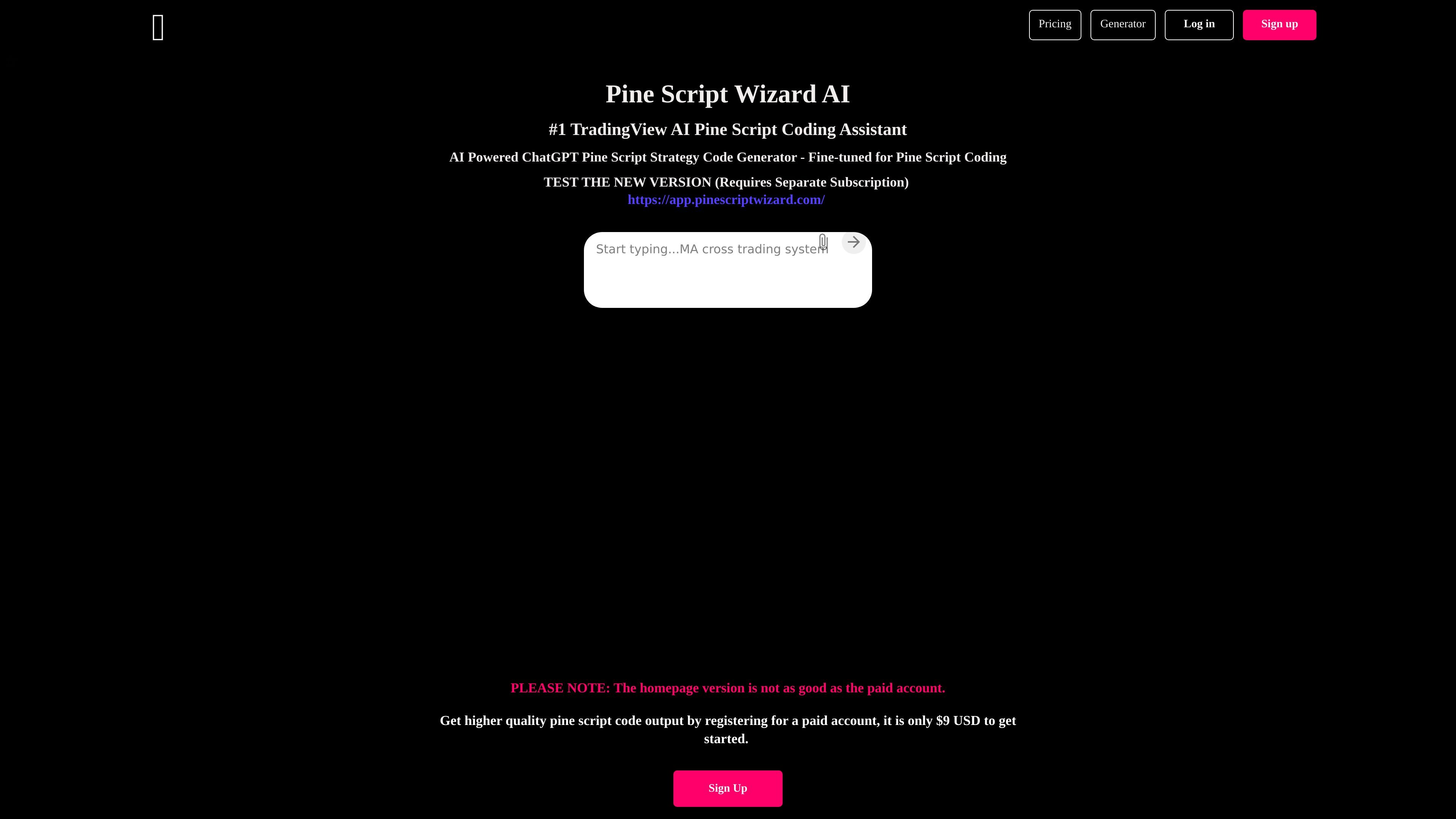 Pine Script Wizard