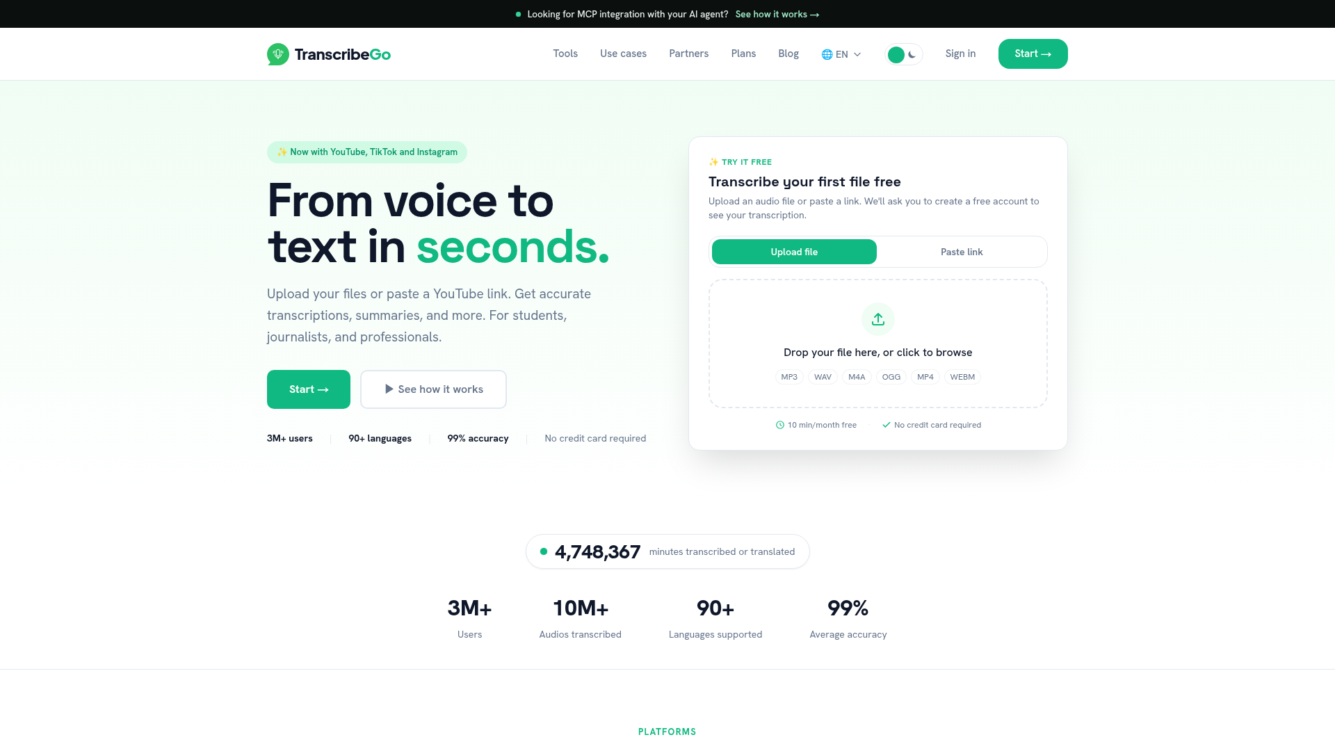 TranscribeGo preview