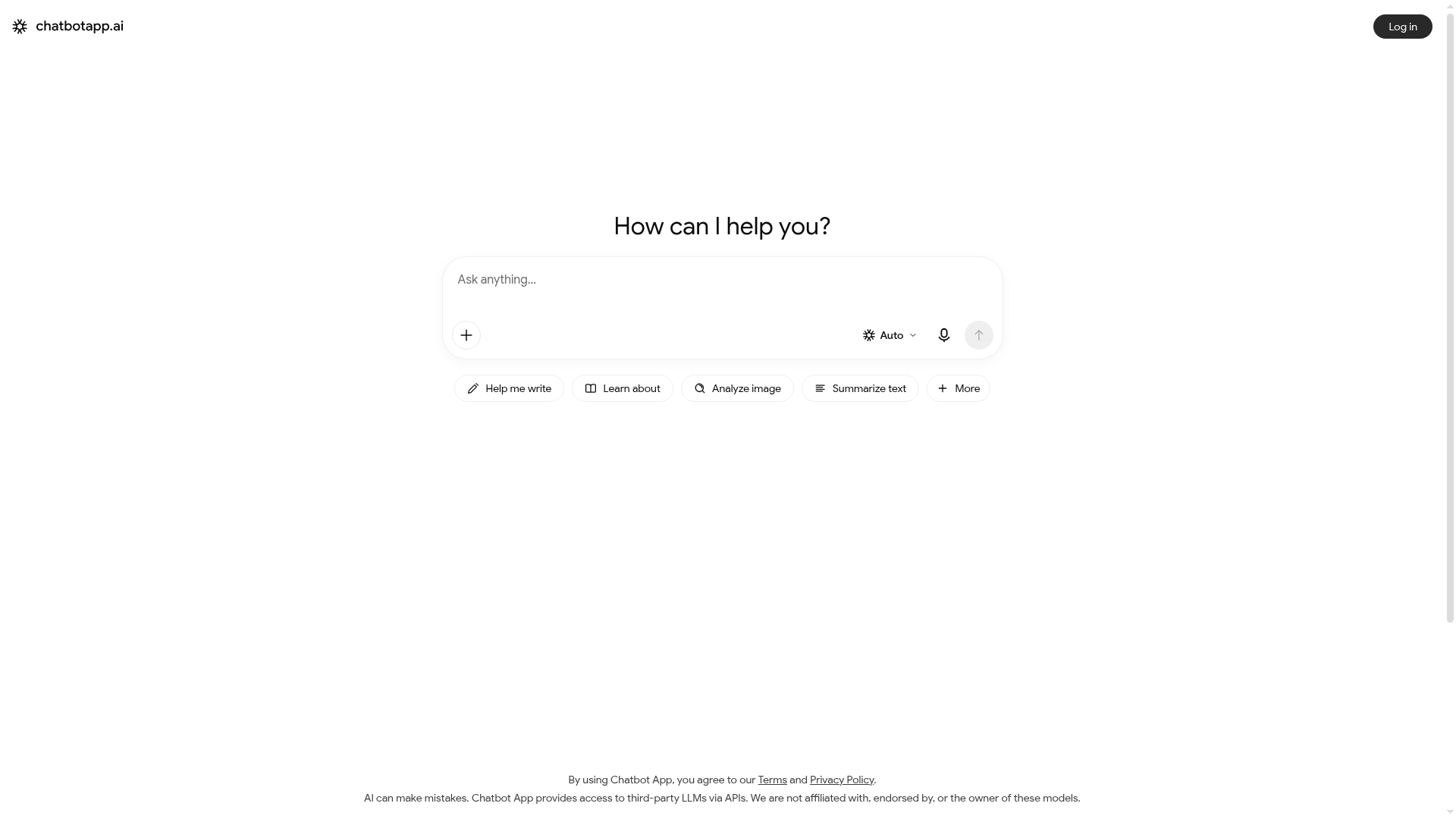 Chatbot App preview