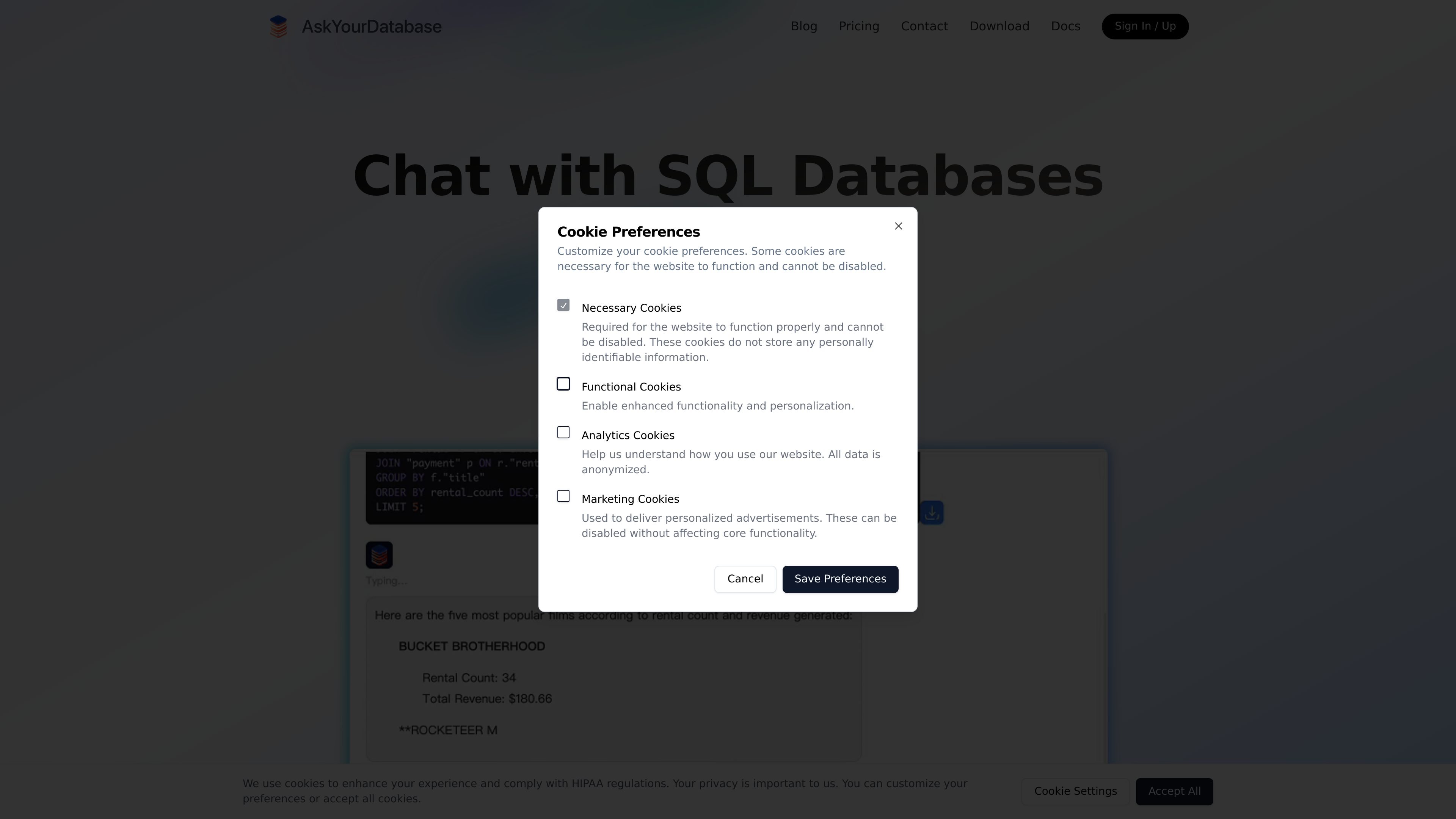 AskYourDatabase