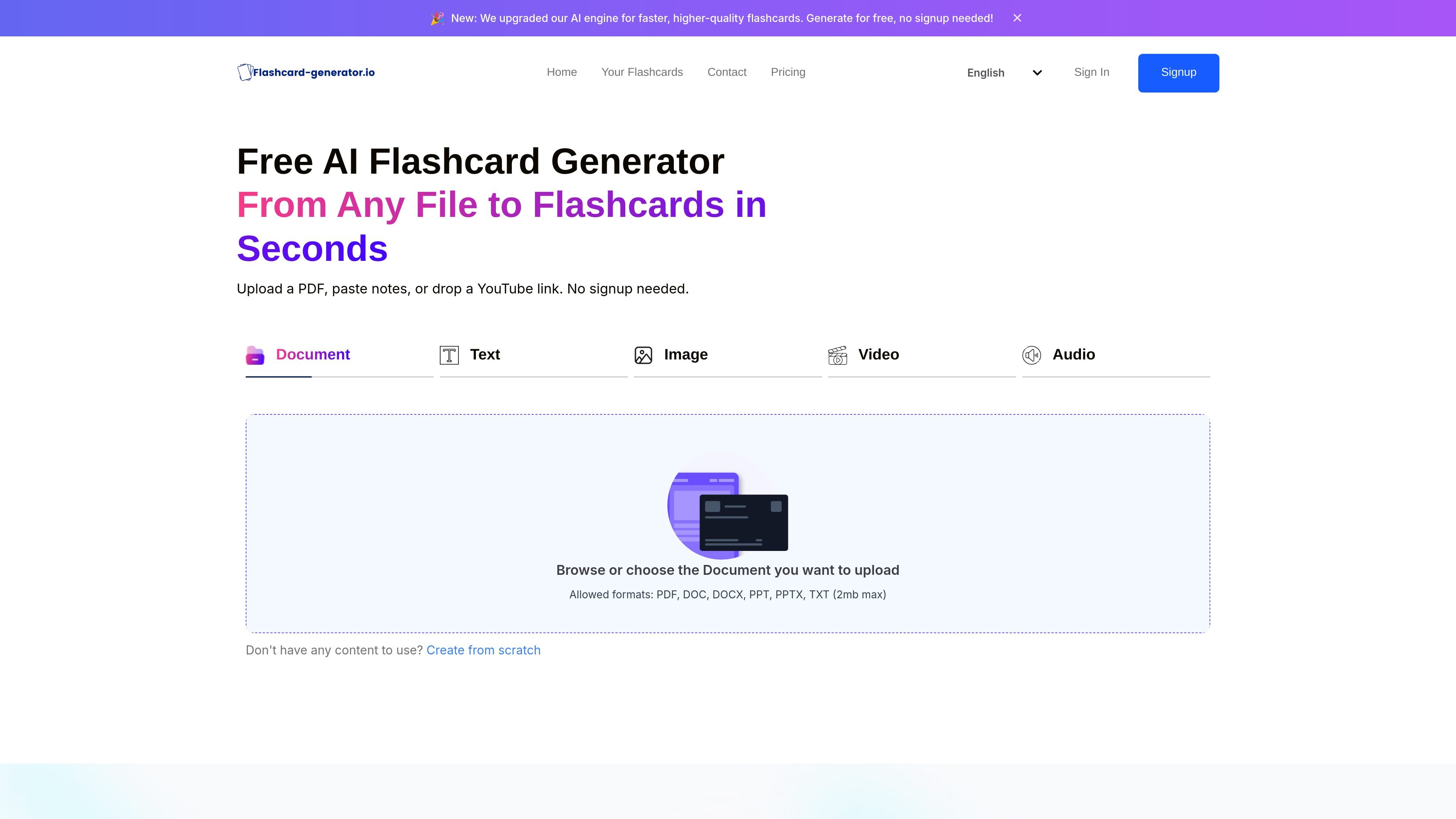 Flashcard Generator