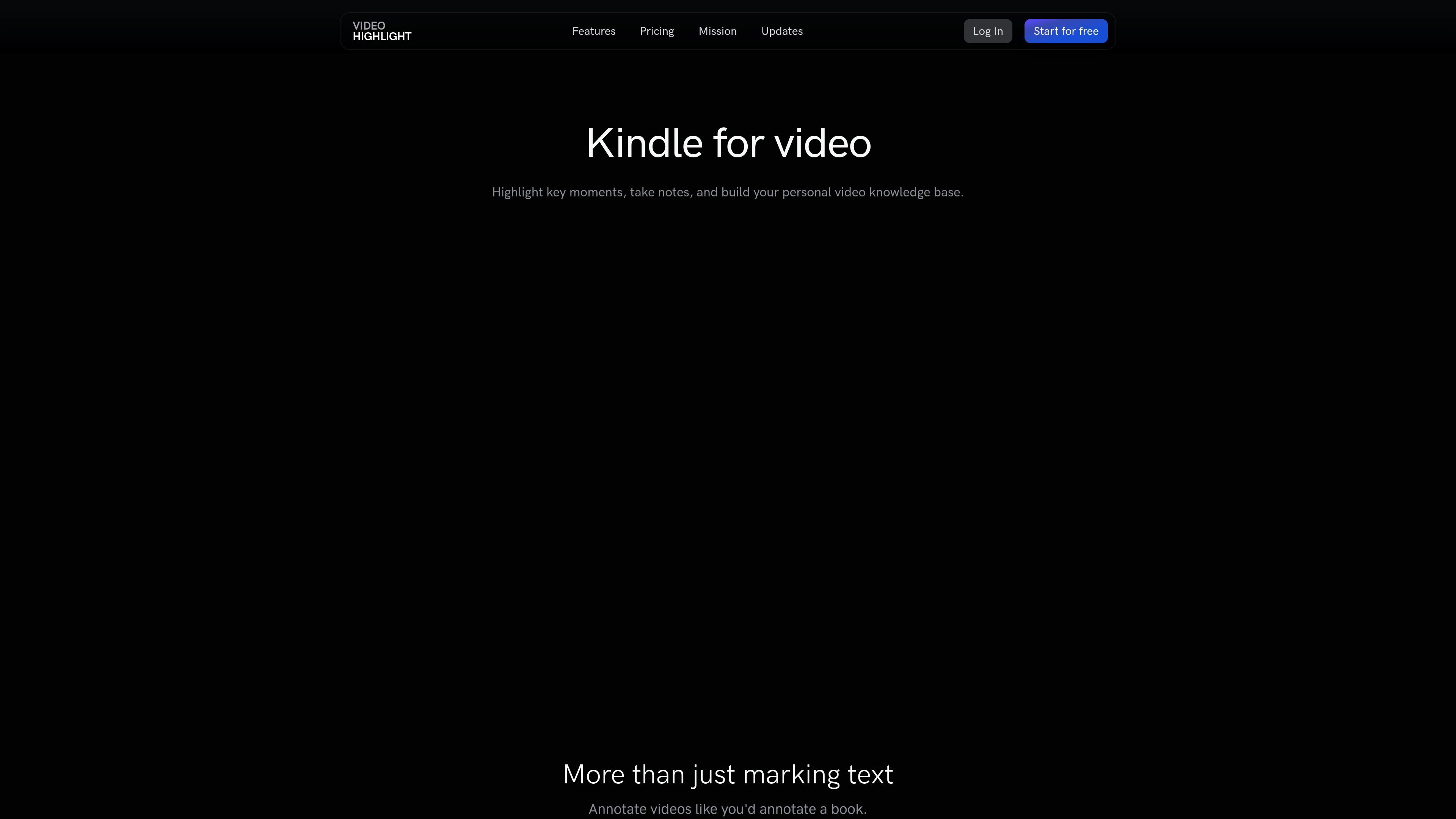 Video Highlight
