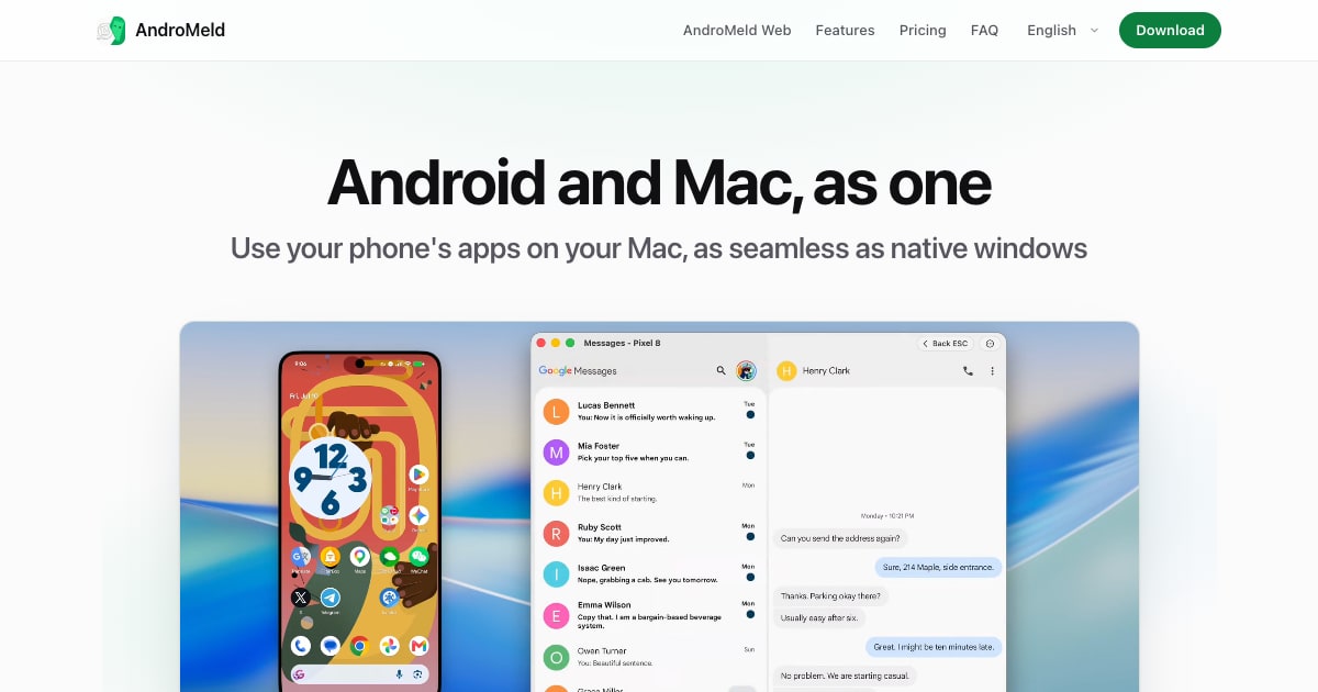 AndroMeld preview
