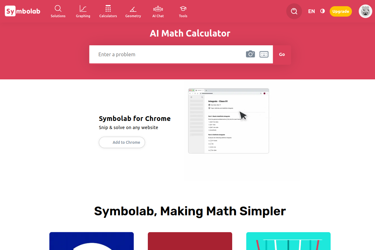 Symbolab preview
