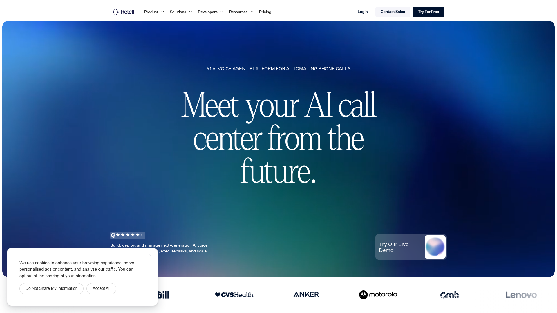 Retell AI preview