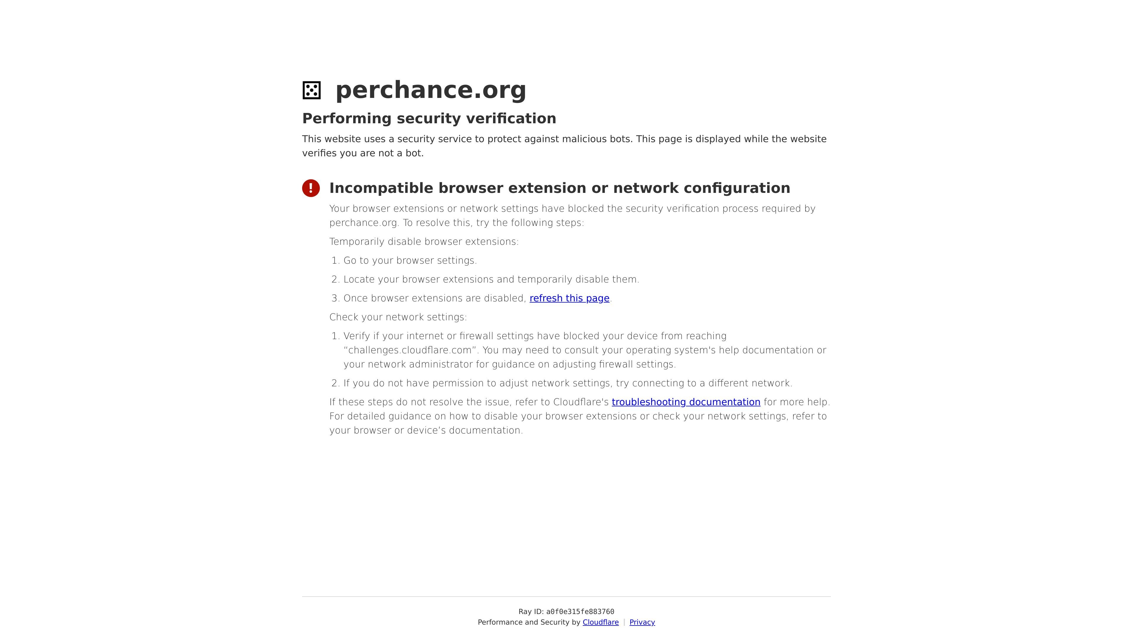 Perchance