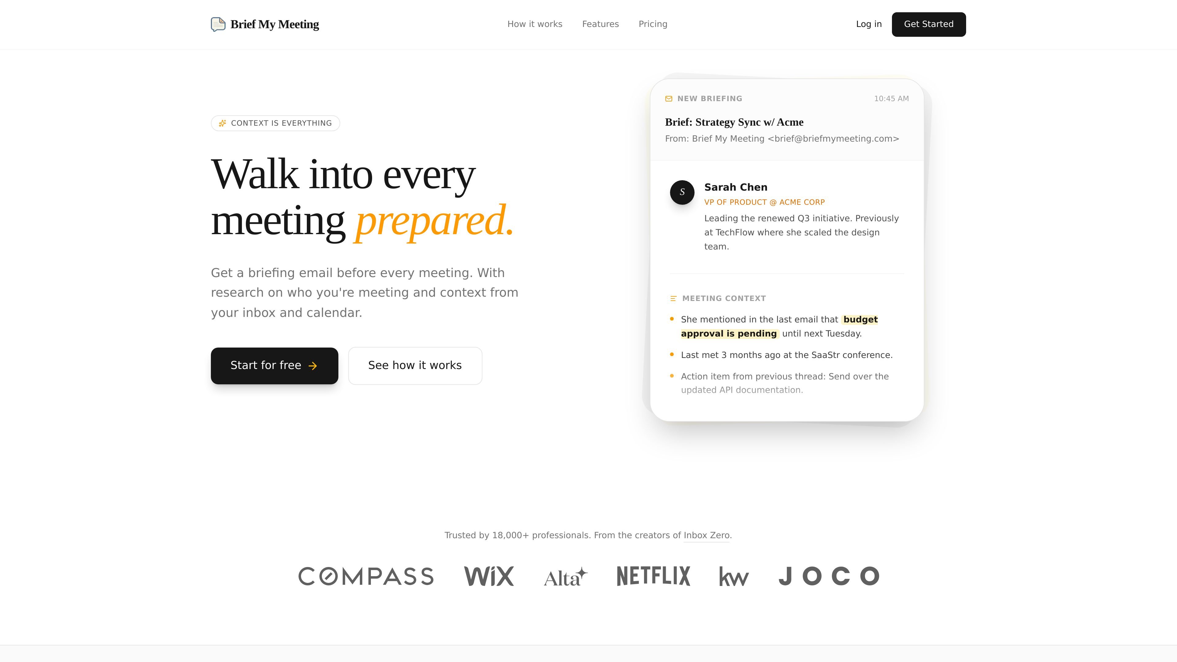 Brief My Meeting