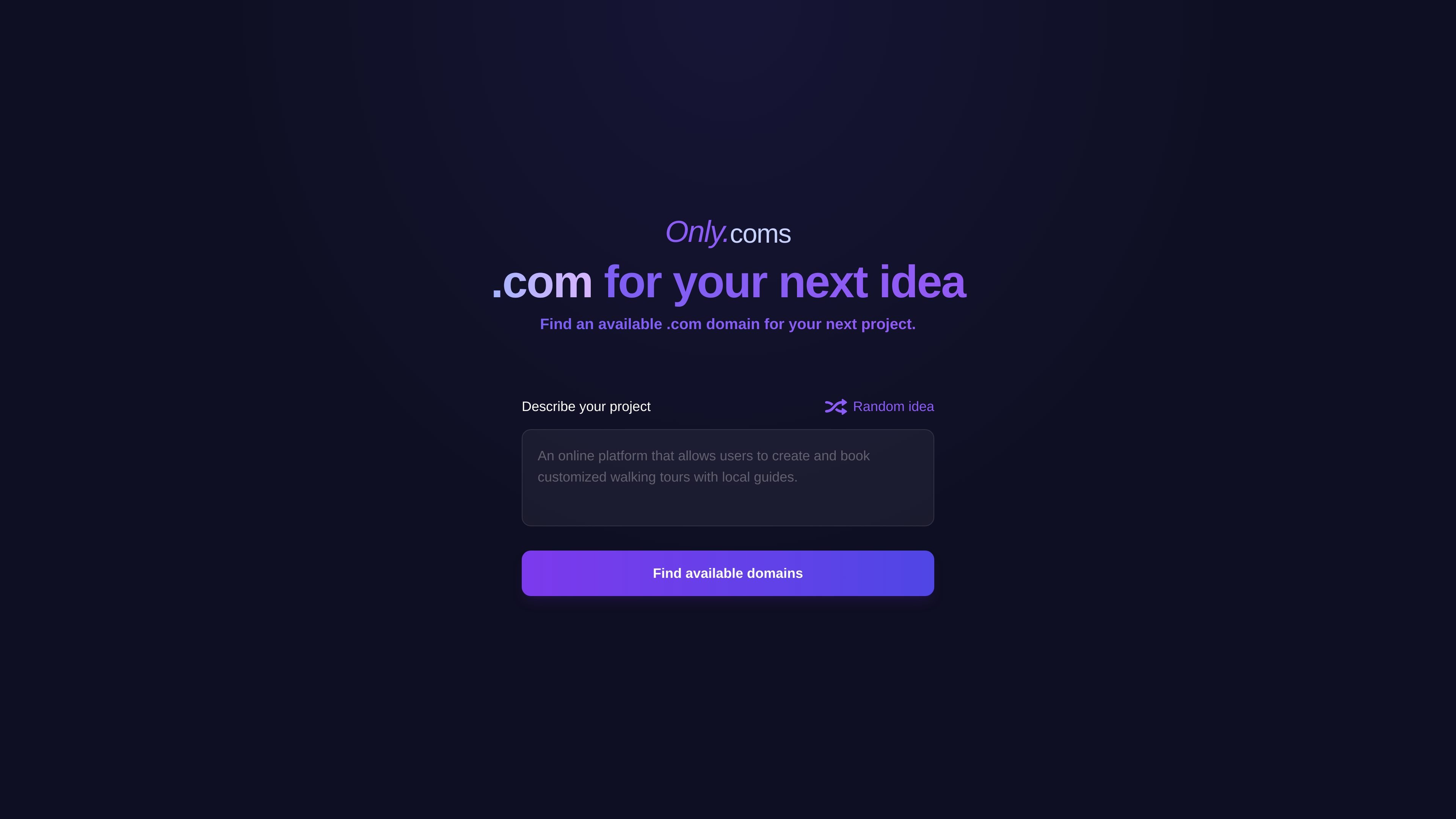 OnlyComs