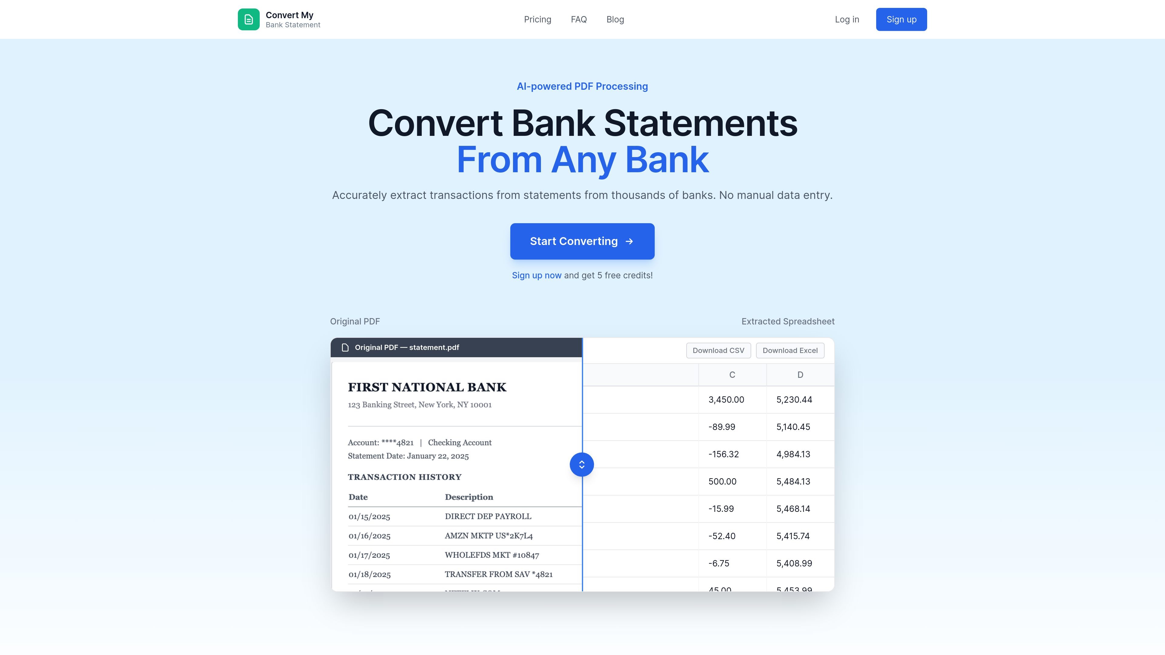 ConvertMyBankStatement