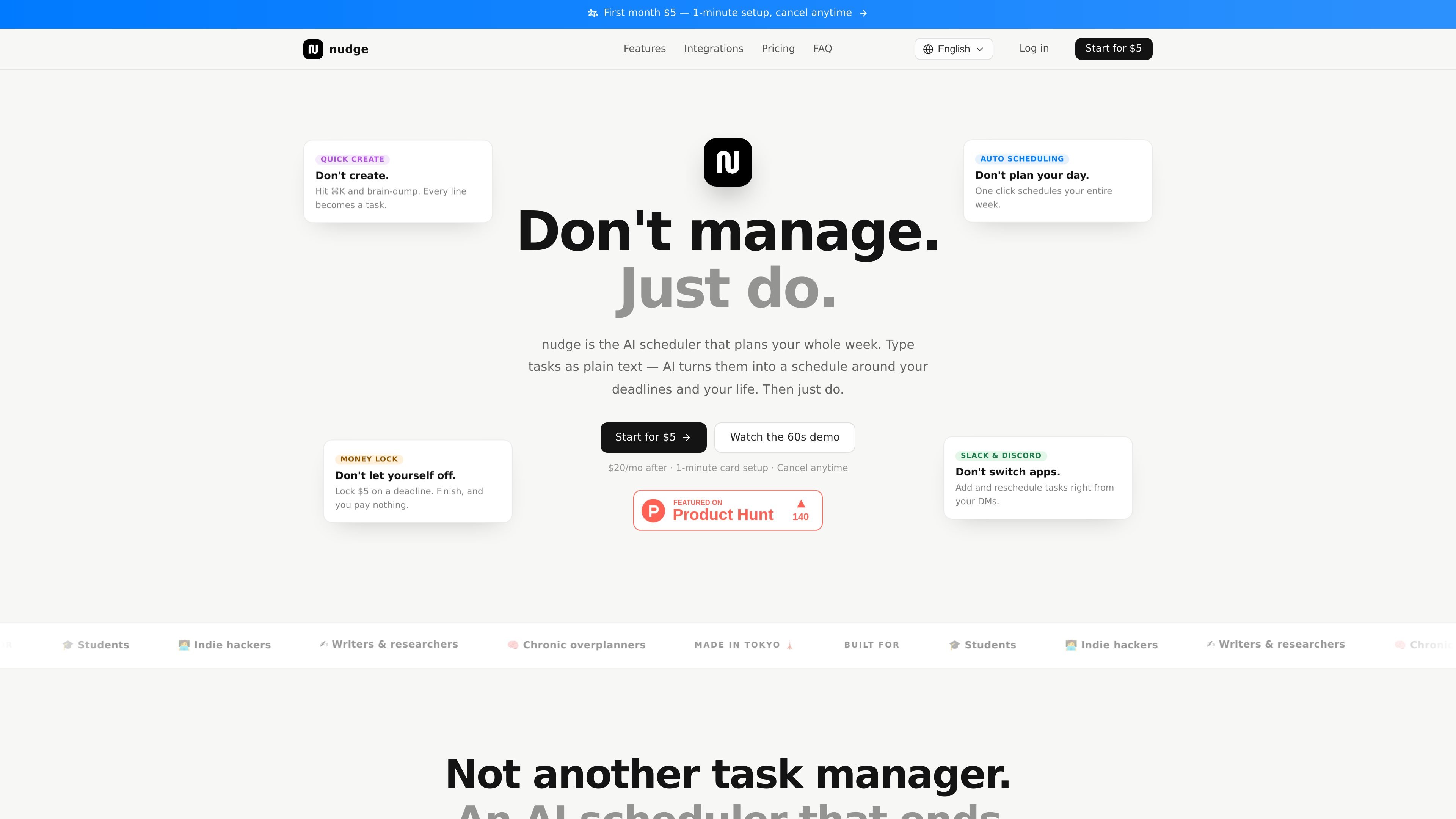 Nudge Task