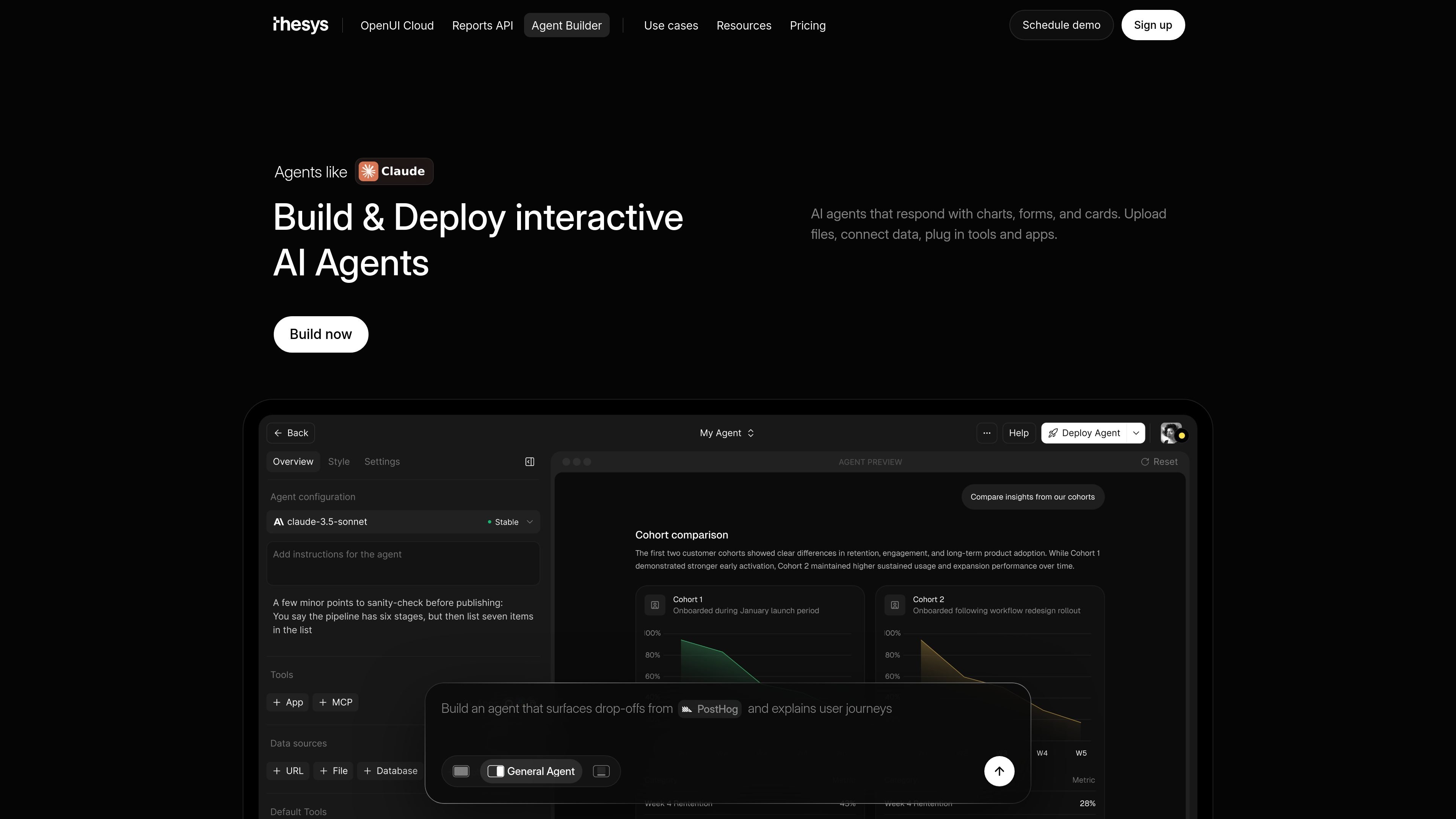 Thesys Agent Builder
