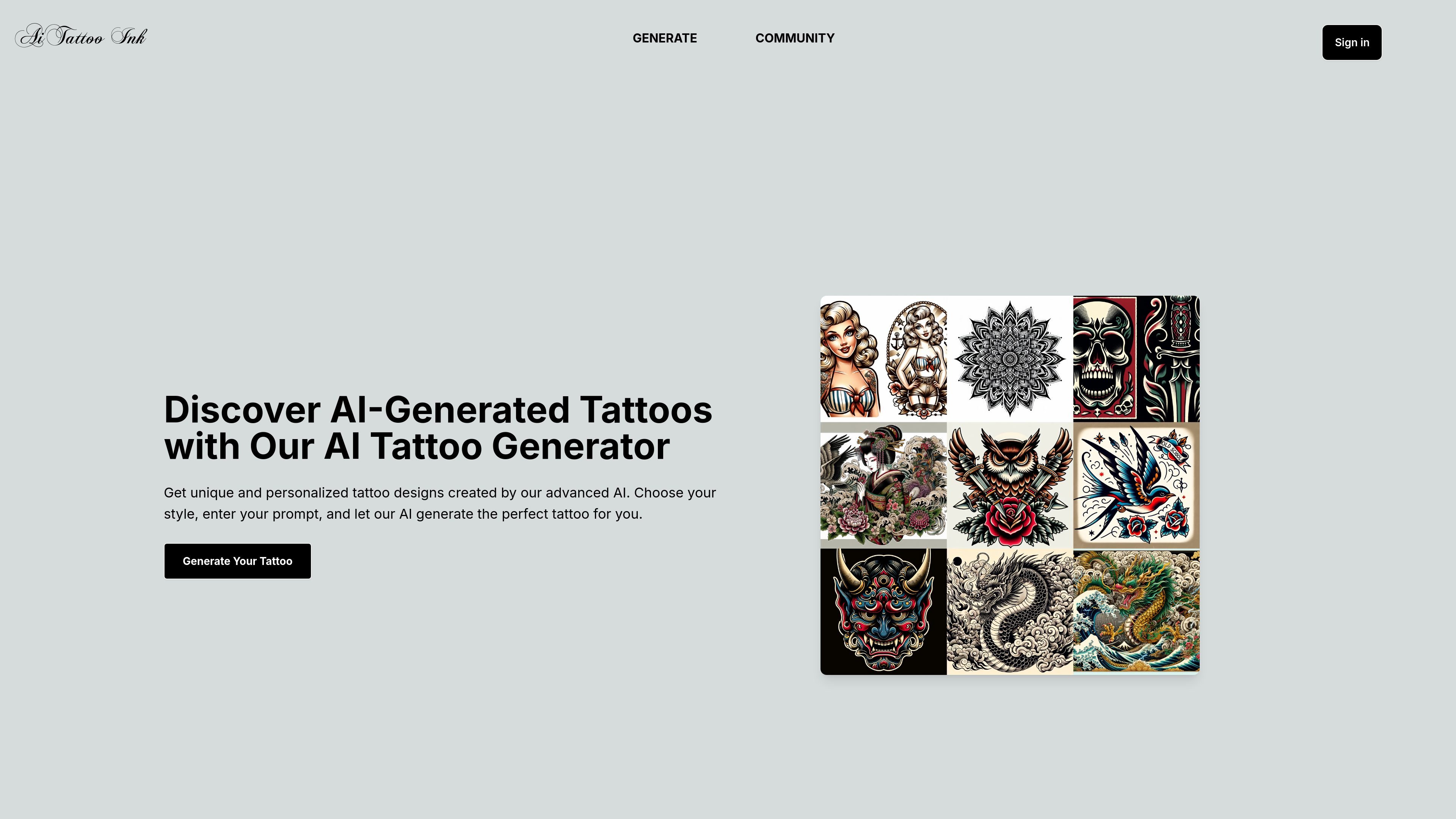 AI Tattoo Ink