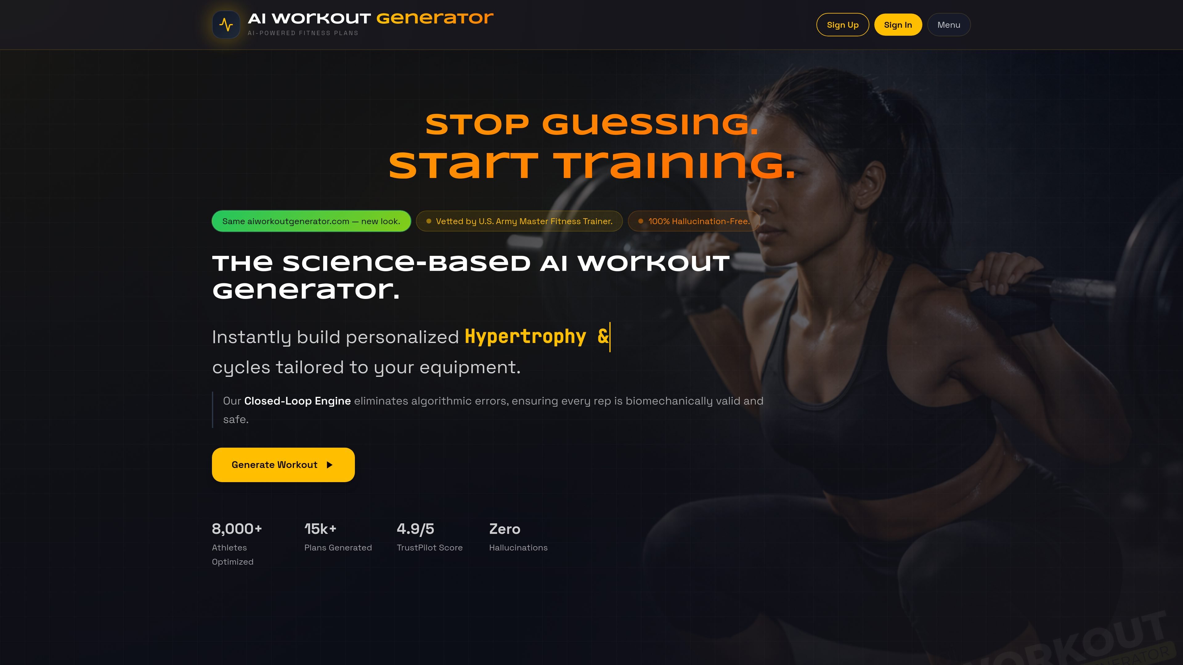 AI Workout Generator