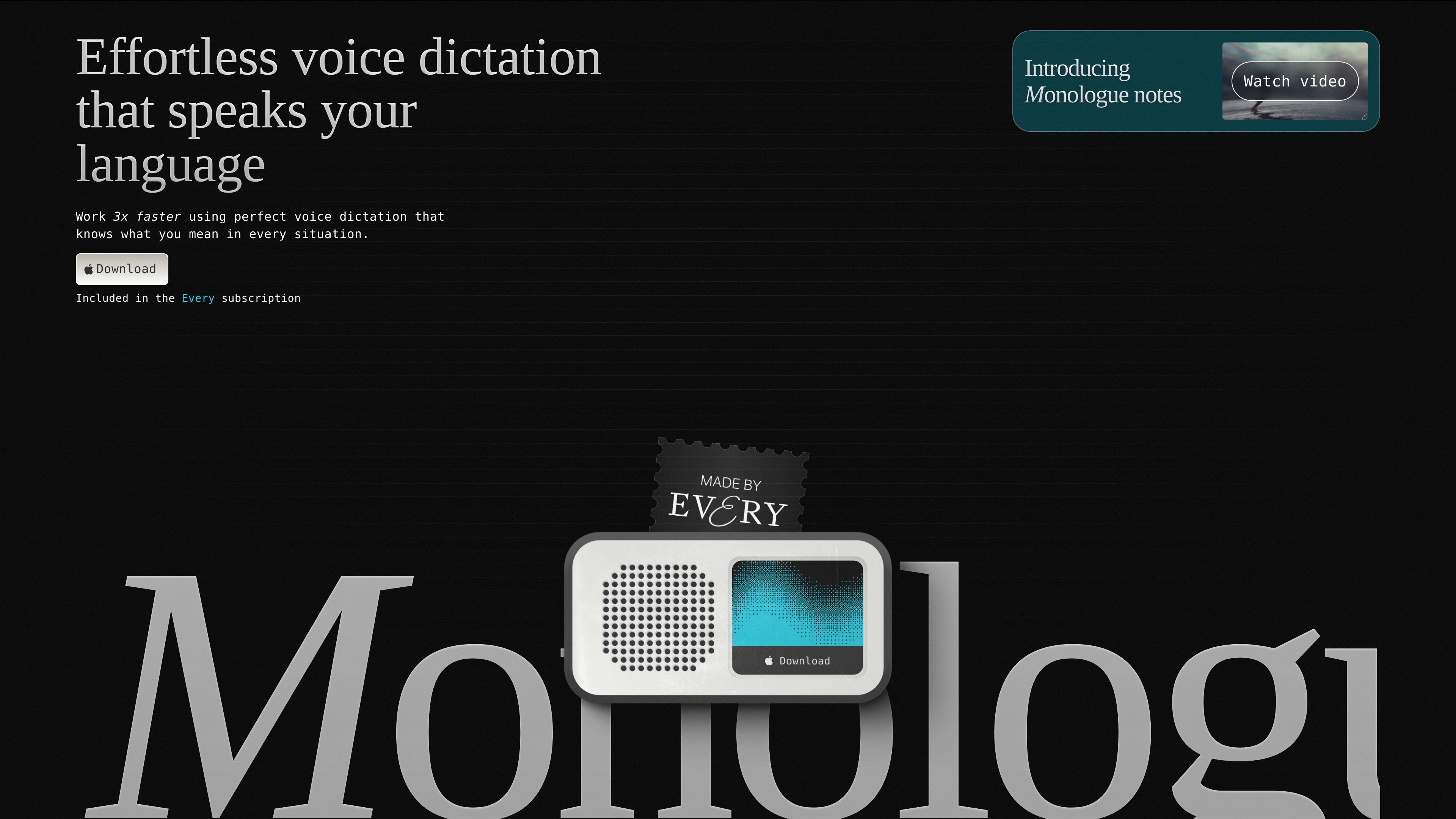 Monologue