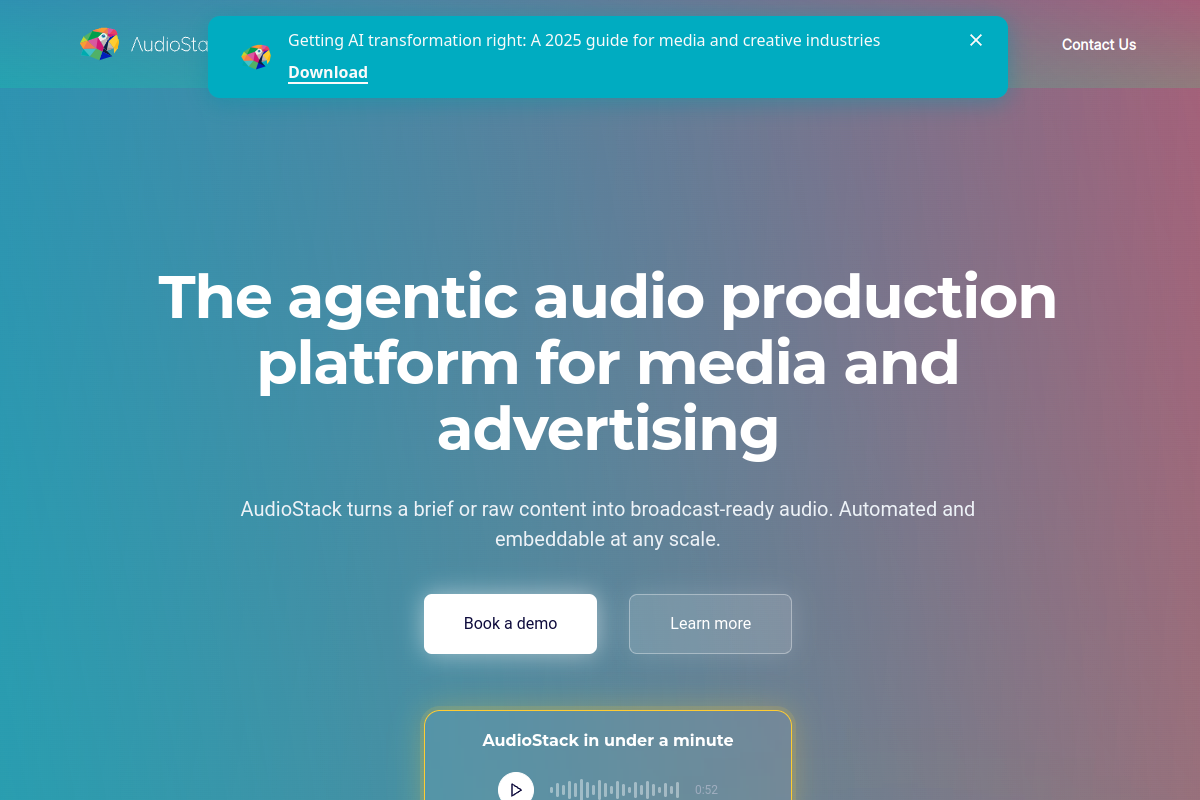 AudioStack preview