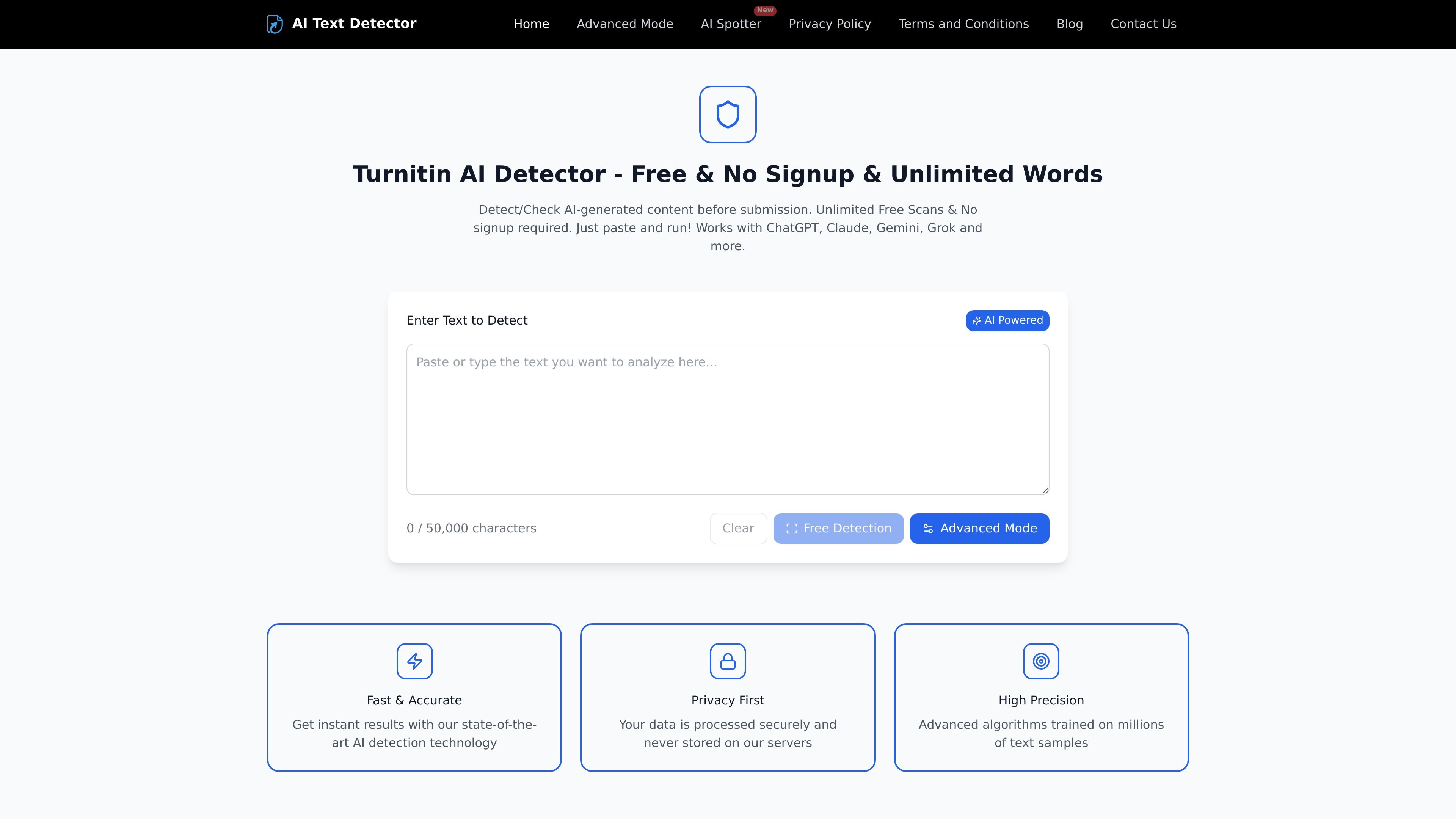 Turnitin AI Detector
