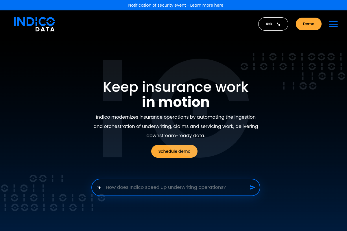 Indico Data preview