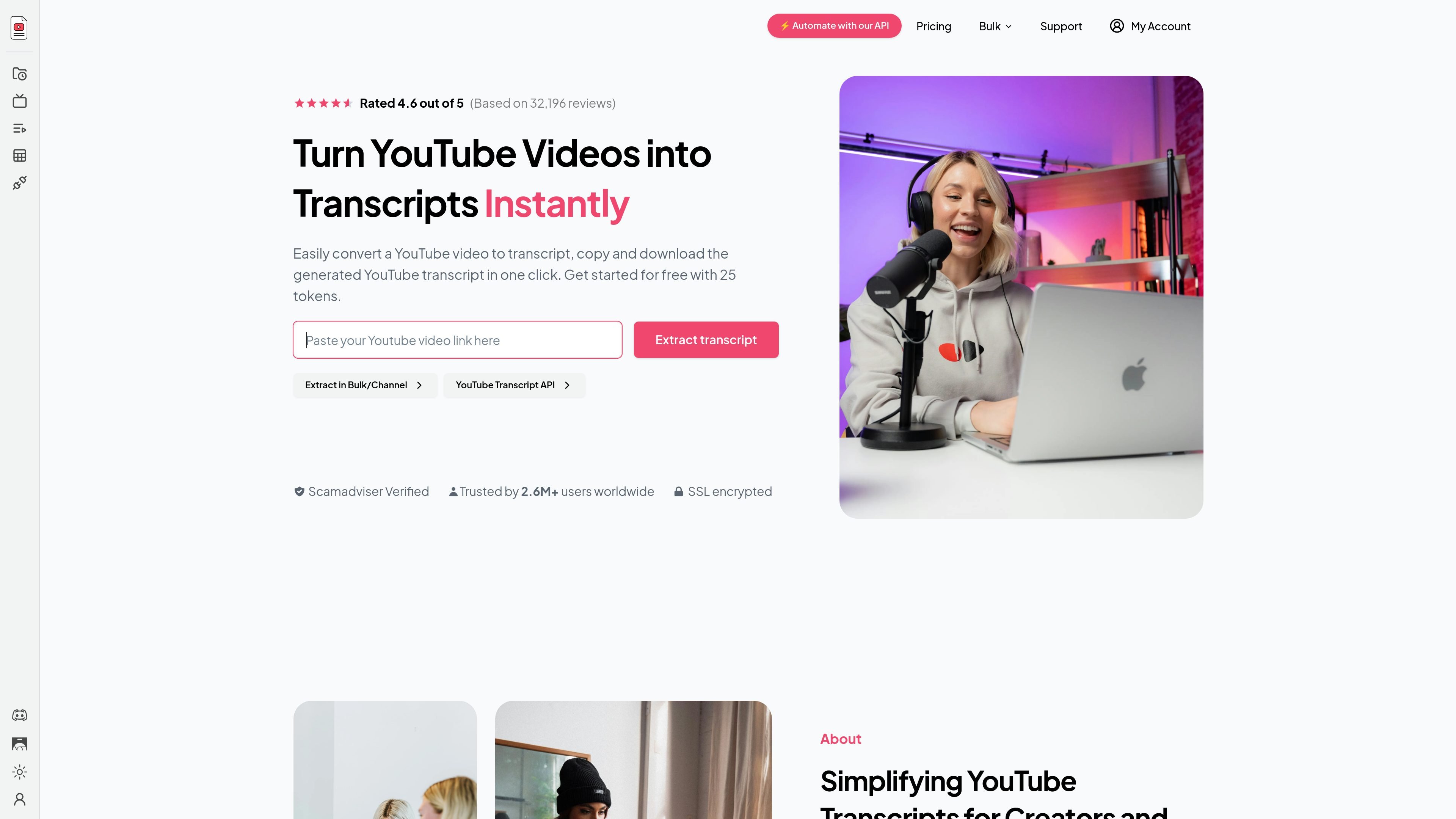 YouTube Transcript Generator