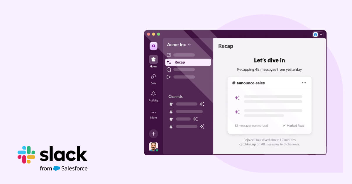 Slack AI preview