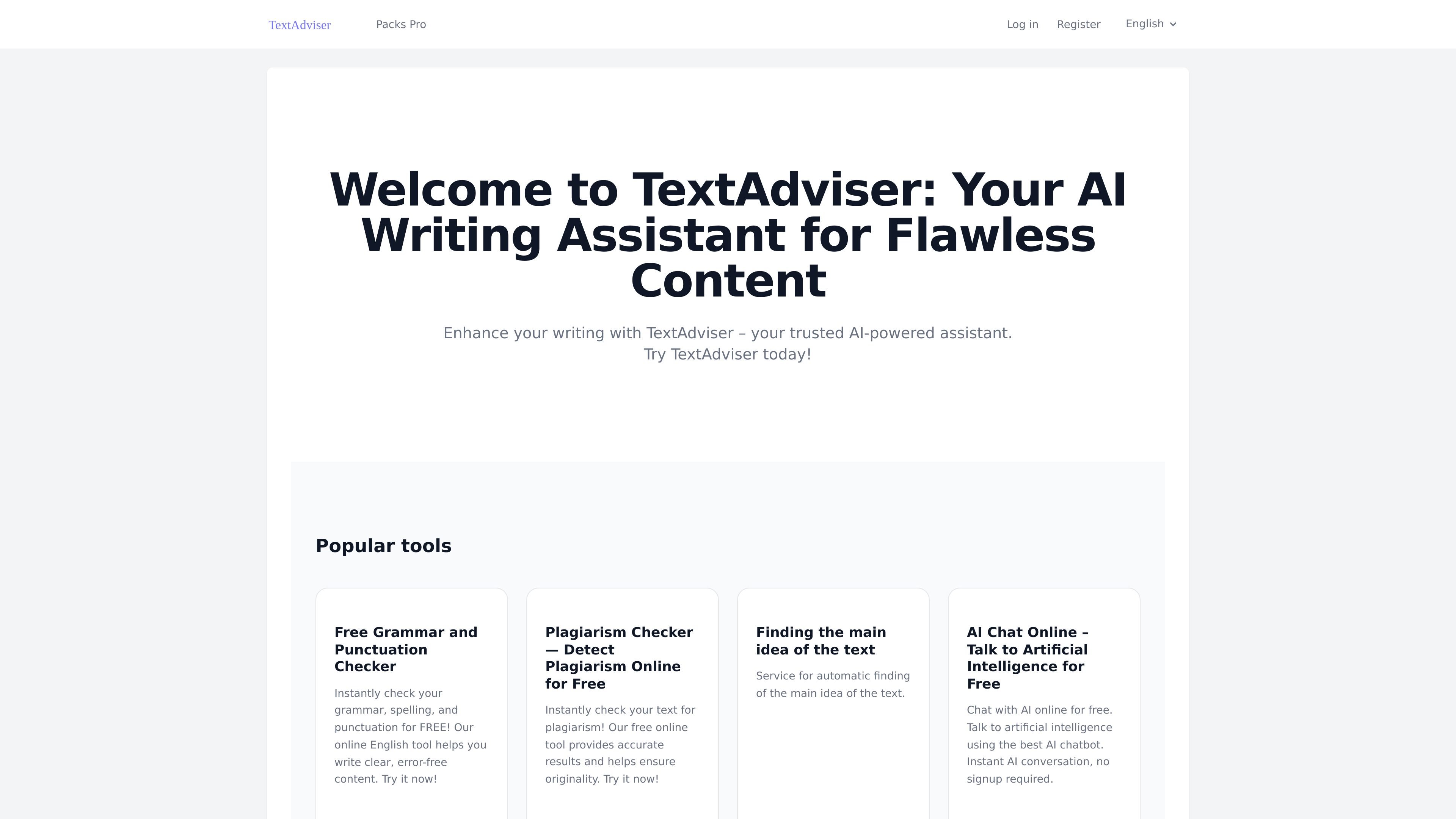 TextAdviser
