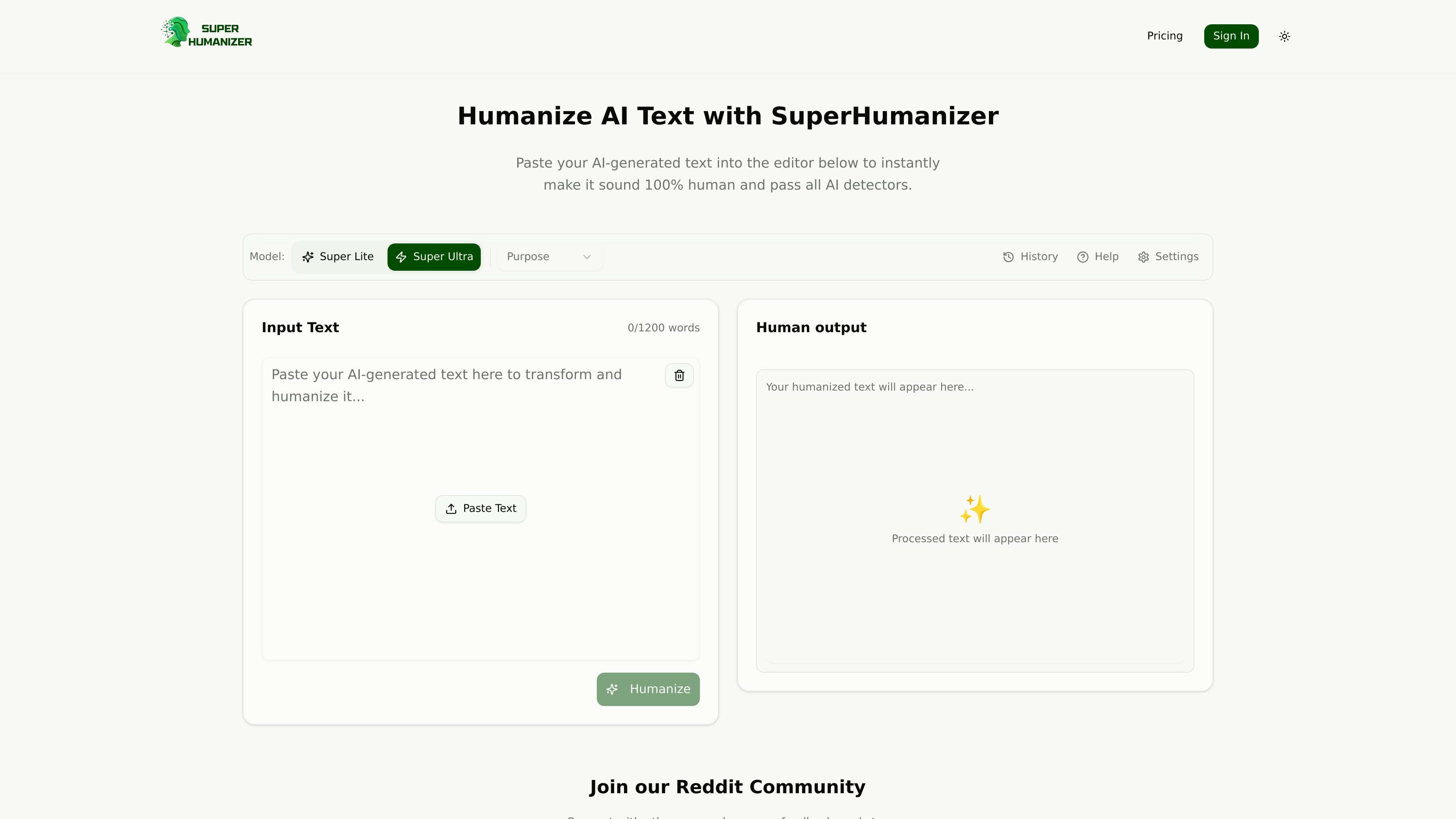 SuperHumanizer