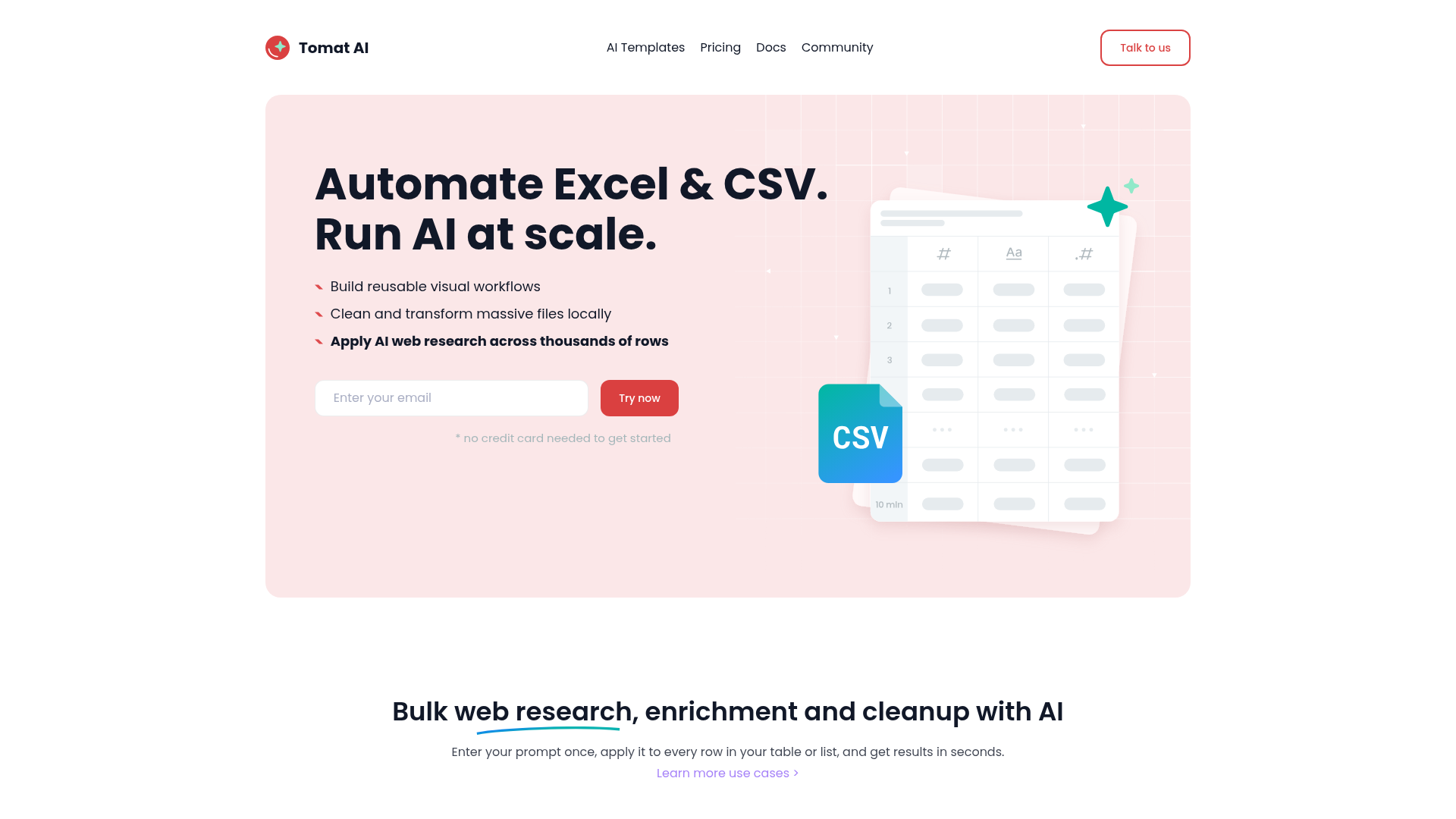 Tomat AI preview
