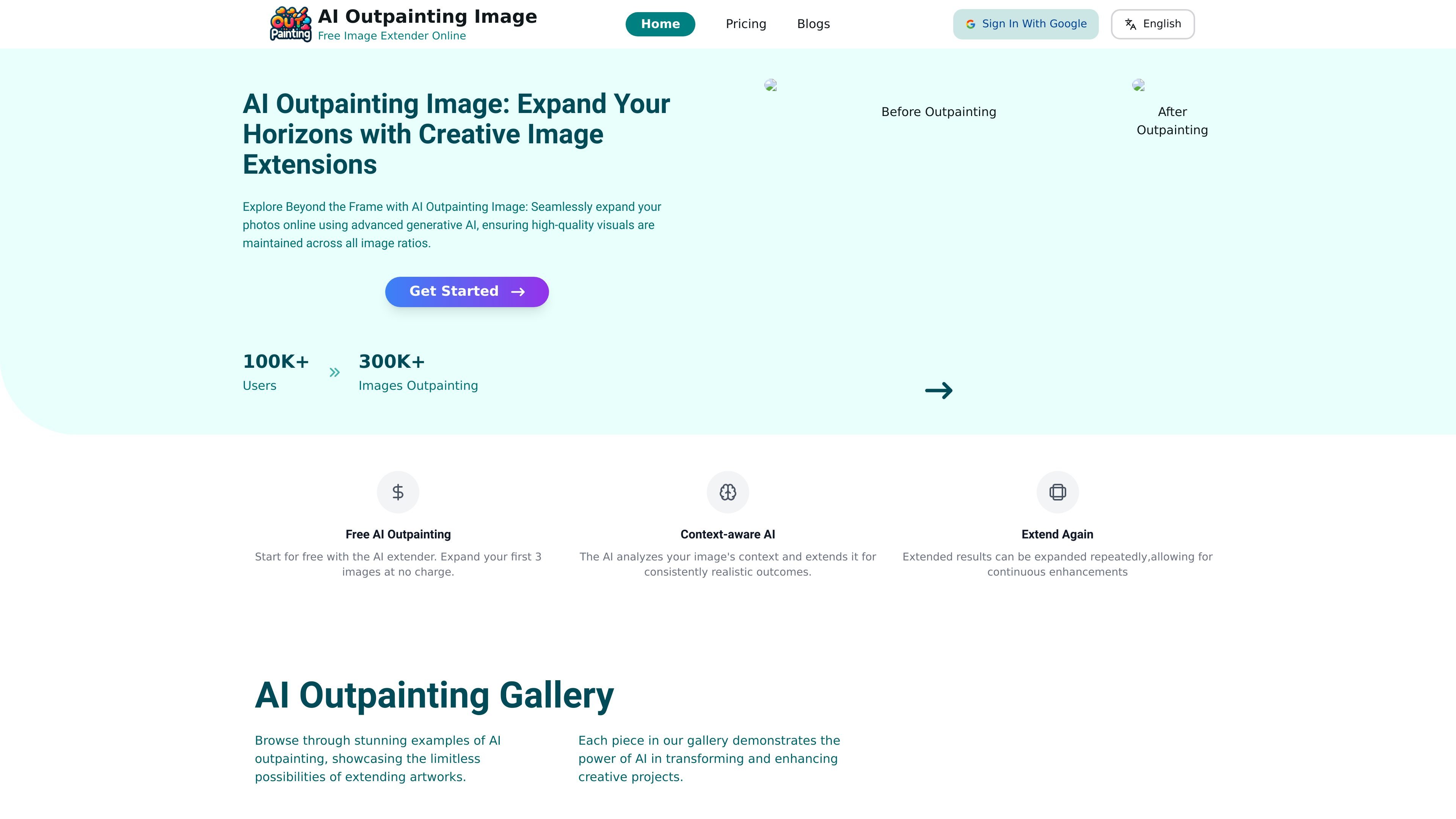 AI Outpainting Image