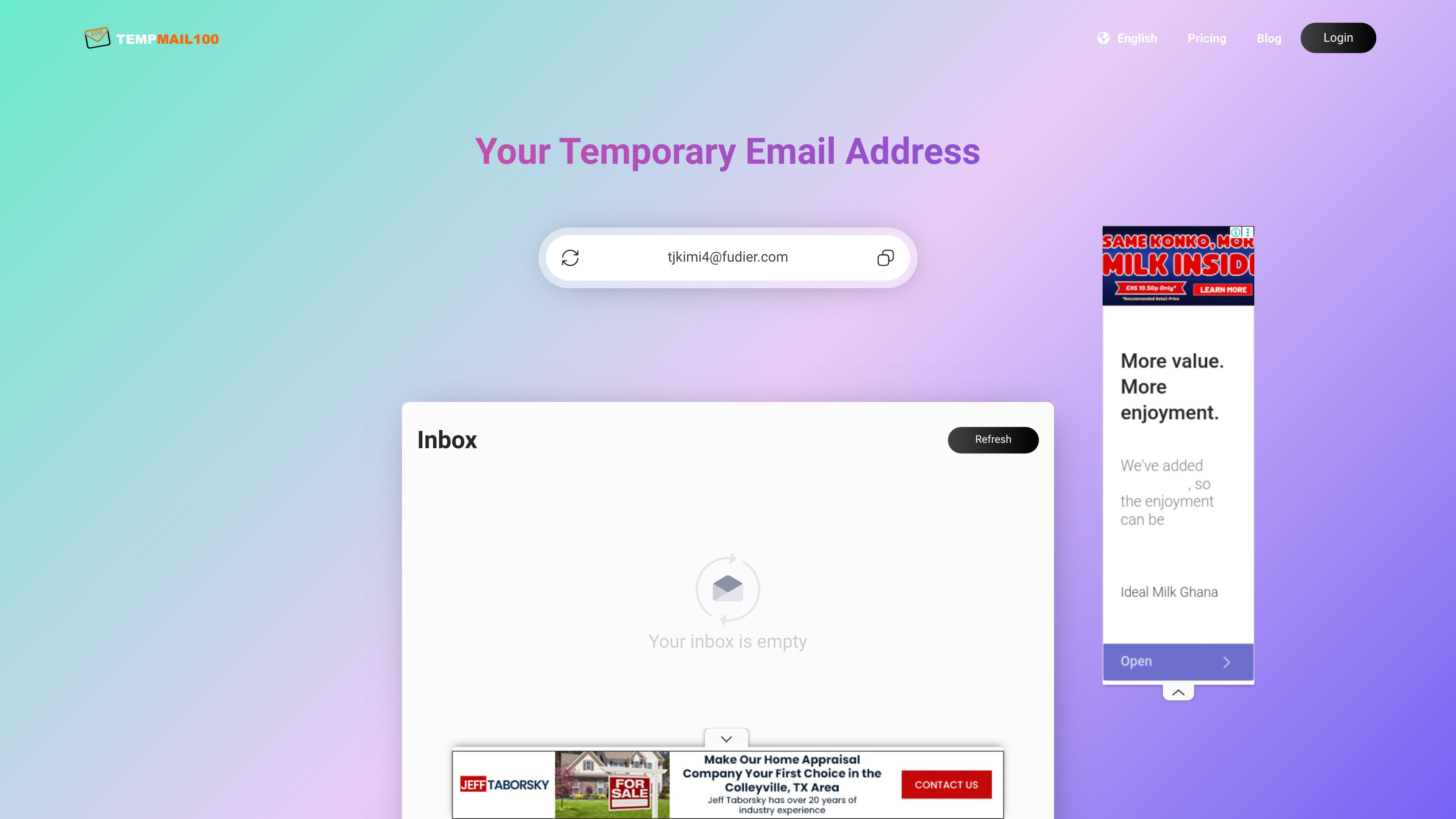 TempMail100