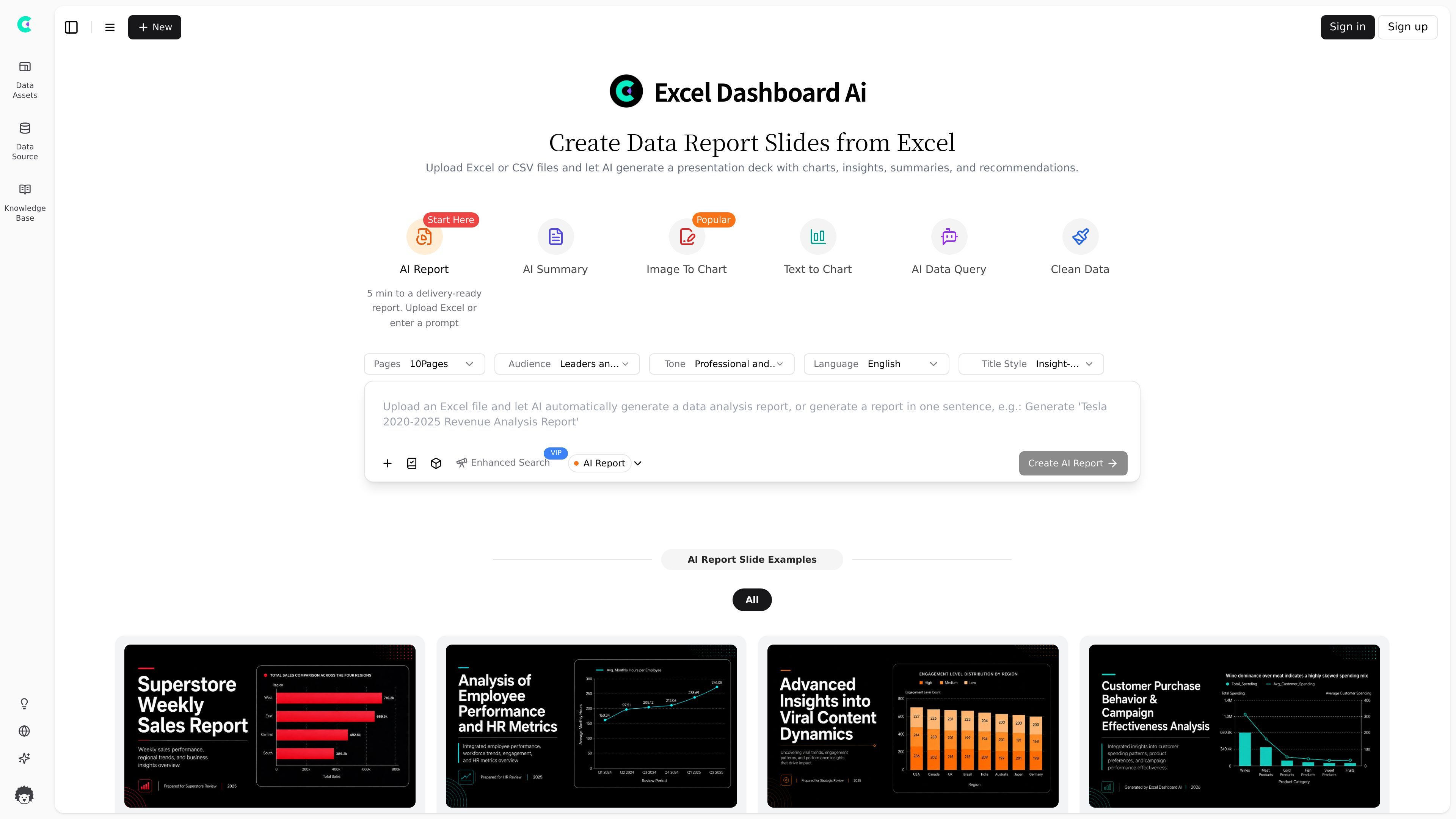 ExcelDashboard Ai